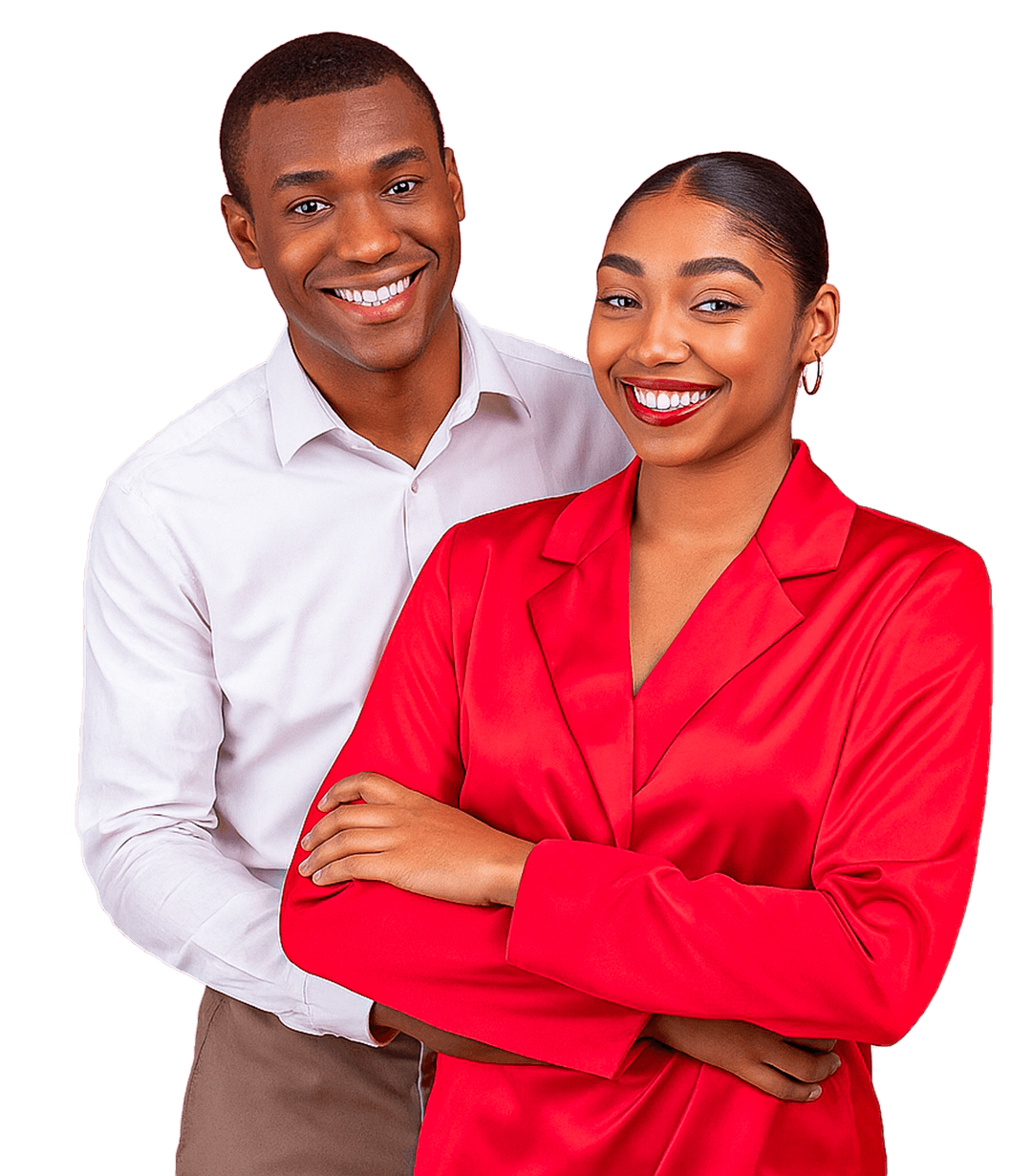 Couple souriant